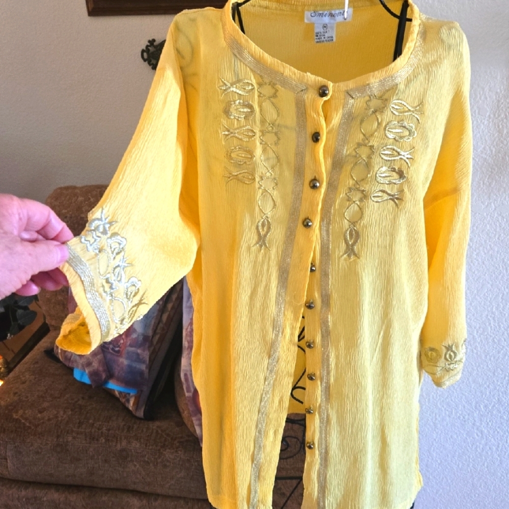Blouse 100% Silk M.